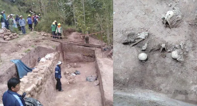 Cusco: Por casualidad hallan restos funerarios incas en complejo de Pumamarka [VIDEO]