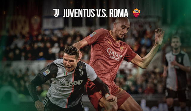 Juventus enfrenta a Roma por la Serie A.