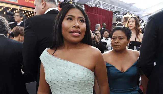 Yalitza Aparicio fue el centro de atención en la alfombra de los Oscar por su look 