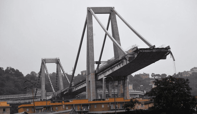 Ingeniero advirtió caída del puente Morandi en Génova 