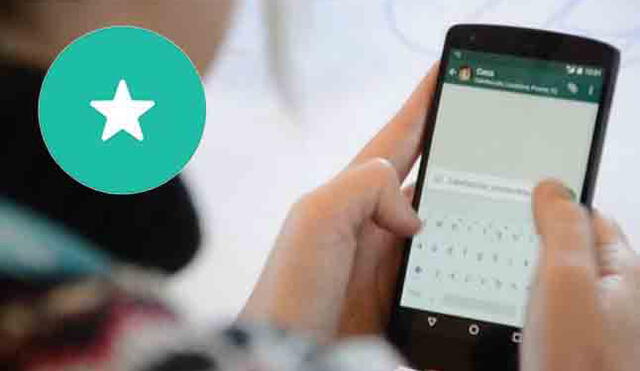 Los mensajes destacados te ayudan a guardar mensajes importantes de WhatsApp. (Foto: Expansión)