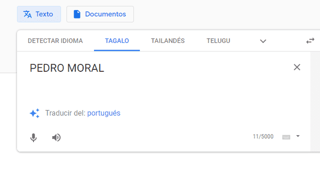 Google Translate: ¿Qué sucede si colocas 'Pedro Moral' en el traductor? [FOTOS]