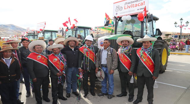 Maquinarias fueron entregadas a favor de la población de Livitaca en Cusco.