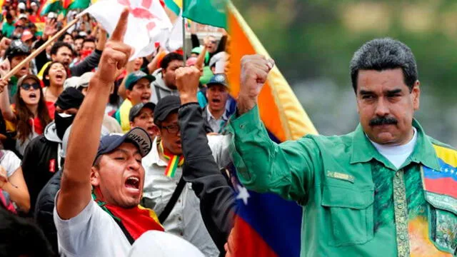 ''El señor Maduro, por intermedio de Diosdado Cabello ha financiado todo el terror que hemos vivido los bolivianos'', afirma ministro de Jeanine Añez. Foto: Composición