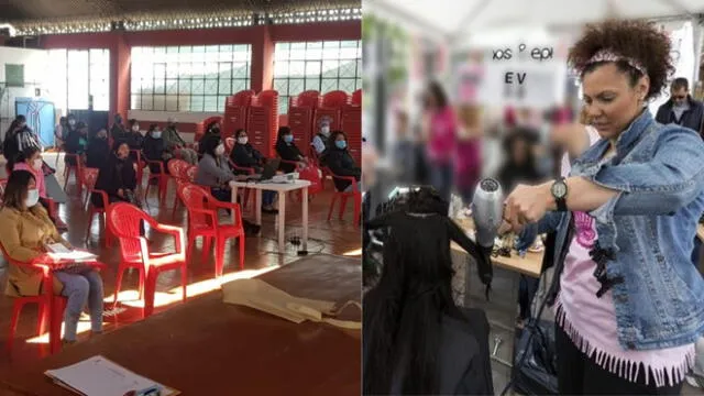 Peinadoras del centro comercial Polvos Rosados de Tacna, volverán a su trabajo.