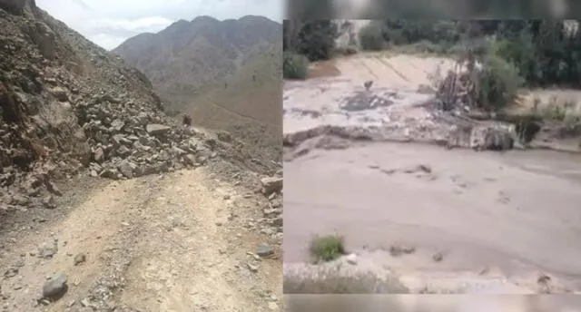 Un centenar de familias aisladas por derrumbe de cerro en Tacna [VIDEO]