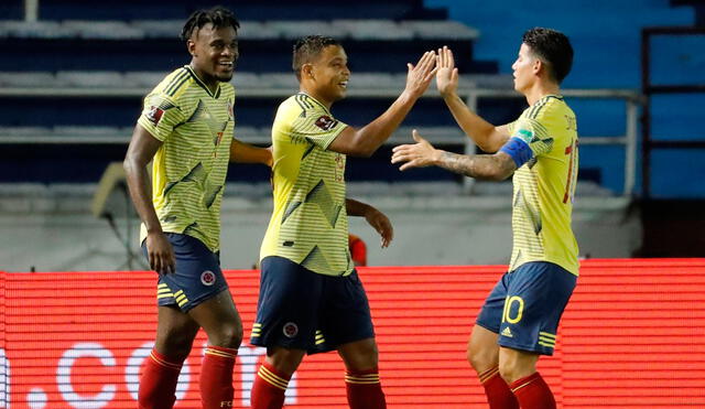 Colombia y Venezuela se enfrentan en Barranquilla por la fecha 1 de las Eliminatorias Qatar 2022. Foto: EFE