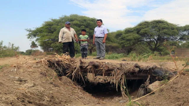 Piura: inician trabajos de revestimiento en canal de riego Santa Elena