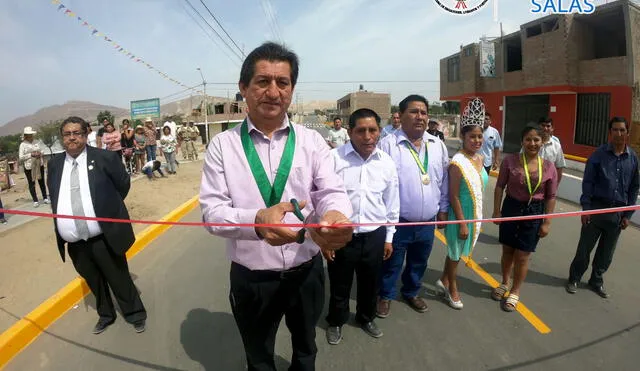 Ica: Municipalidad de Salas inauguró pistas y veredas en Villa Rotary