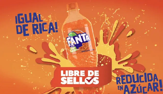 Alimentación Saludable: En Chile, Fanta modificó su contenido y eliminó etiqueta octogonal [VIDEO]