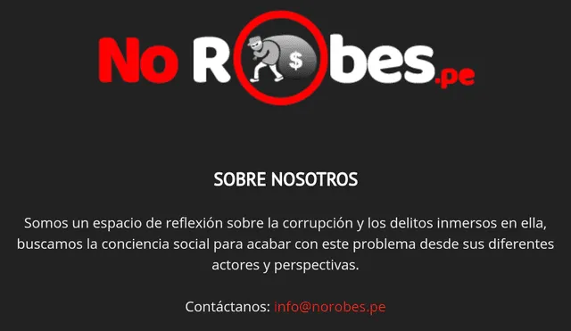 Junín: Estudiantes crean "Norobes" portal web que promueve la lucha contra la corrupción