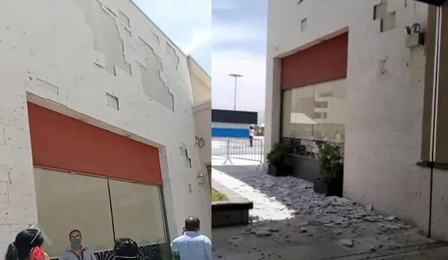 Centros comerciales en Cerro Colorado fueron afectados. Foto: captura de Facebook