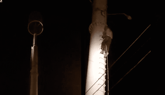 Independencia: rescatan a hombre que intentó suicidarse desde torre de comunicaciones [VIDEO]