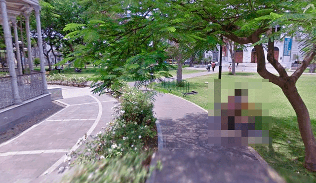 Google Maps: captan pareja "muy cariñosa" en parque de la Exposición