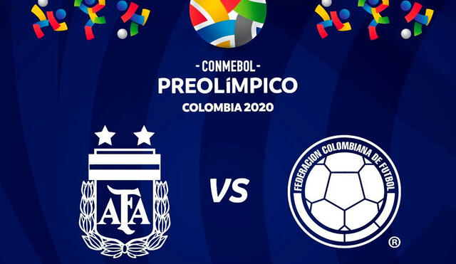 Sigue AQUÍ Argentina vs. Colombia Sub 23 EN VIVO por el cuadrangular final del Preolímpico. Foto: Twitter