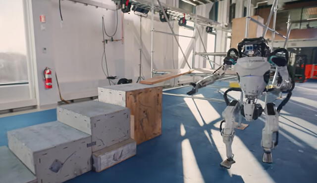 Así luce el robot Atlas que ahora tiene manos. Foto: Boston Dynamics