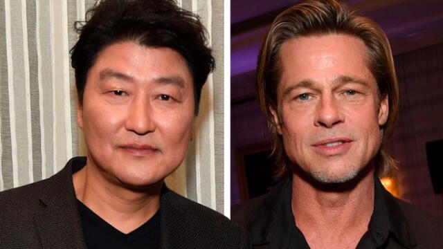 El actor de 'Parasite' Song Kang Ho se encuentra con Brad Pitt en los 'AFI Awards 2020'