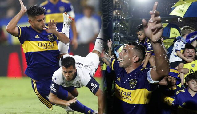 Carlos Zambrano en el partido de Boca Juniors ante Gimnasia.