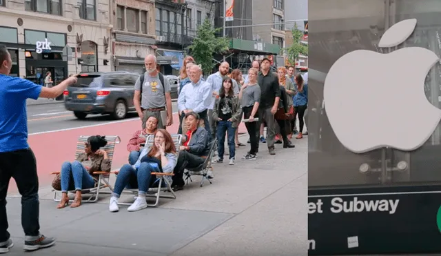 YouTube: fanáticos de la tecnología acudieron al lanzamiento del iPhone X, pero fueron trolleados [VIDEO]