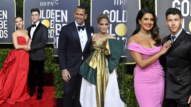 Las parejas más populares de Hollywood llegaron a la ceremonia y se robaron la atención de los paparazzis durante la alfombra roja.