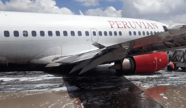 Avión de Peruvian Airlines sufre desperfecto en aeropuerto de Bolivia [VIDEO]