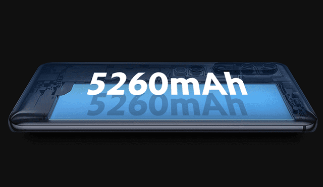 Batería de 5,260 mAh del Xiaomi Mi Note 10.