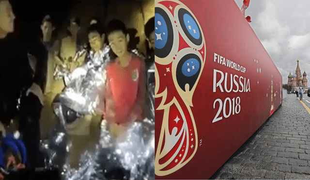 Niños rescatados de cueva de Tailandia no irían a final del Mundial Rusia 2018