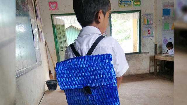 Facebook viral: padre confecciona mochila peculiar a su hijo y los internautas elogian su acto [FOTOS]