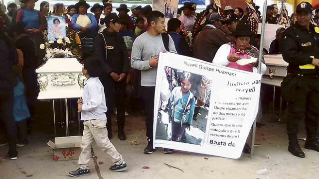 Niñas salvajemente asesinadas en Apurímac fueron veladas en plaza 