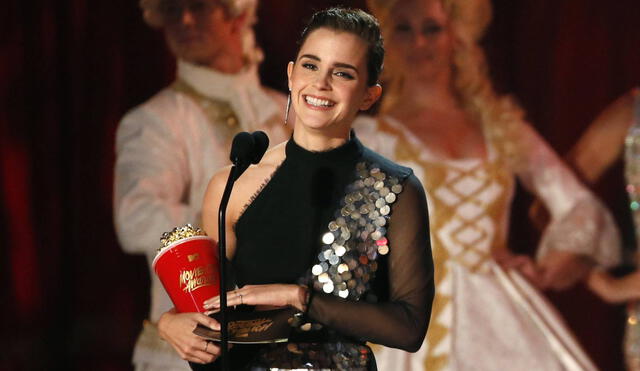 Emma Watson recibe el primer premio de actuación sin distinción de género [VIDEO]