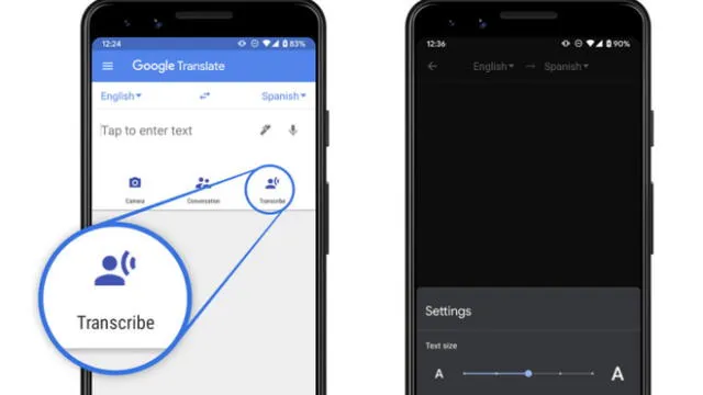 La nueva función de Google Translate “Transcribe” te permitirá transcribir de inmediato de voz a texto.