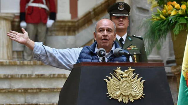 El ministro Arturo Murillo presentó ante la Fiscalía la denuncia formal contra Evo Morales. Foto: Los Tiempos/referencial