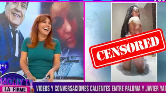 Paloma de la Guaracha compartió los videos íntimos que compartió con Javier Yaipén para exponer su infidelidad. (Foto: Captura ATV)