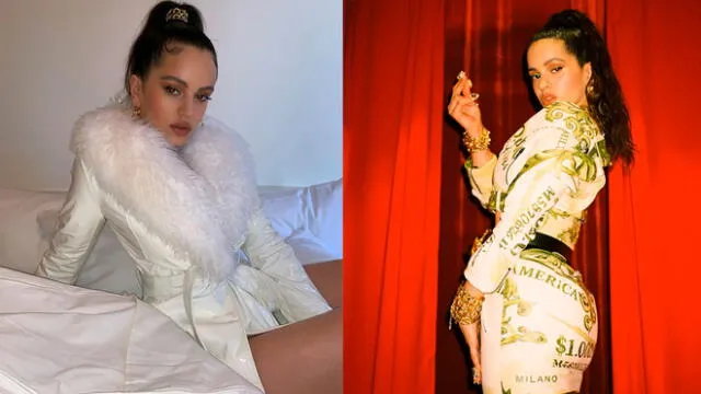 Rosalía recibe críticas por imitar a la Virgen María. Foto: Instagram