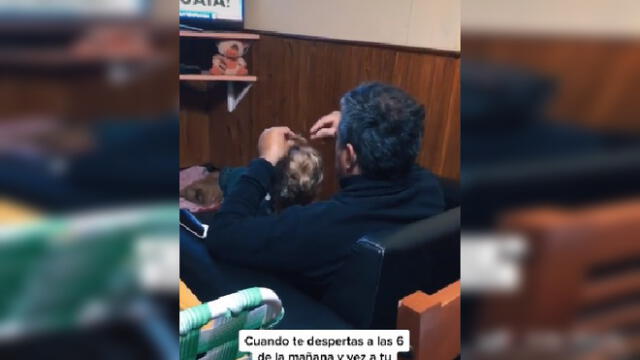 Desliza las imágenes para ver más sobre esta tierna escena. (Foto: captura)