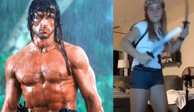 Facebook viral: niña imita a 'Rambo', comete error y provoca la ira de sus padres [VIDEO]