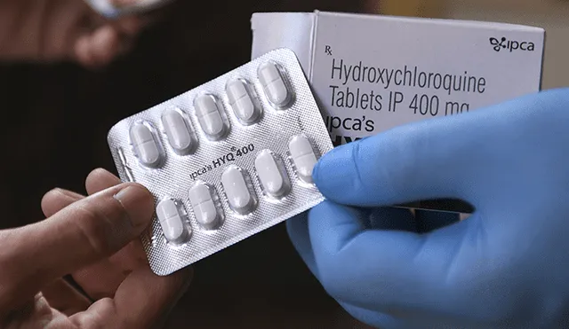 Tabletas de hidroxicloroquina (HCQ) en una farmacia en Amritsar, India. | Foto: Narinder Nanu / AFP