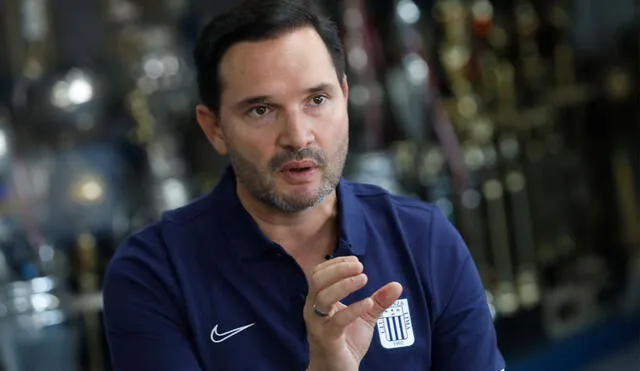 Víctor Hugo Marulanda llegó a Alianza Lima para ser el nuevo gerente deportivo. Foto: GLR/Rodolfo Contreras