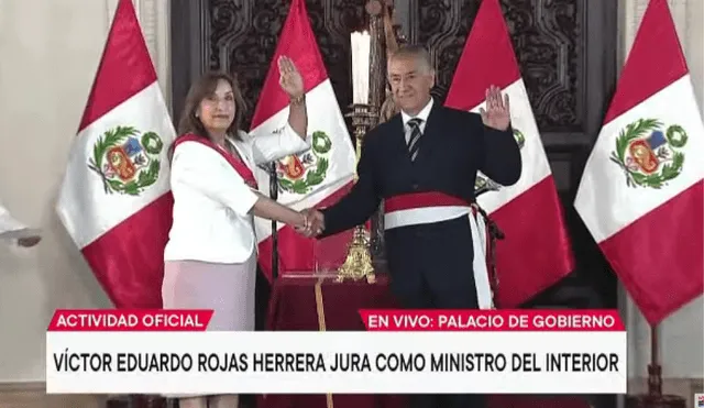 Víctor Eduardo Rojas Herrera es el nuevo ministro del Interior Foto: captura TV Perú