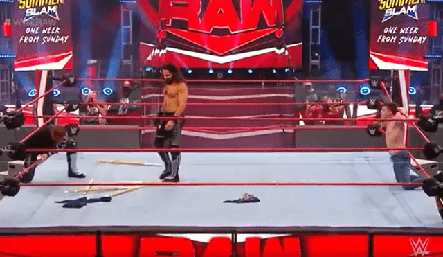Dominik Mysterio recibió una terrible 'novatada' de Seth Rollins. Foto: WWE.