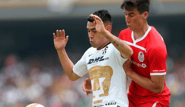 Pumas UNAM igualó 2-2 con Toluca por el Clausura 2019 de la Liga MX