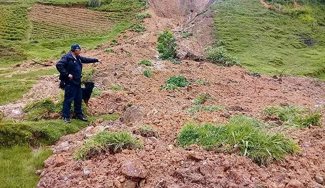 Torrenciales lluvias provocan deslizamientos de Porcón
