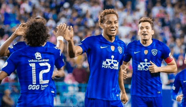 Andre Carrillo: "Estoy muy contento en Al Hilal y me gustaría seguir"