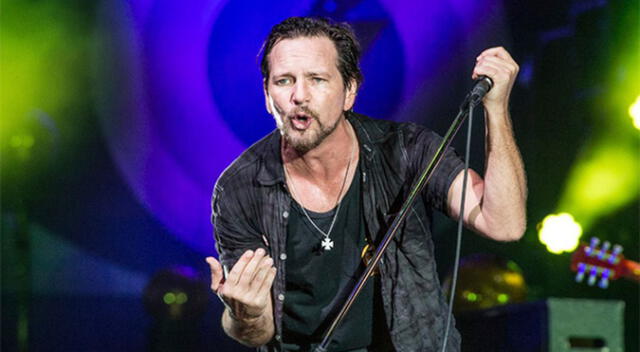 Eddie Vedder, el vocalista de Pearl Jam, cumple 55 años 