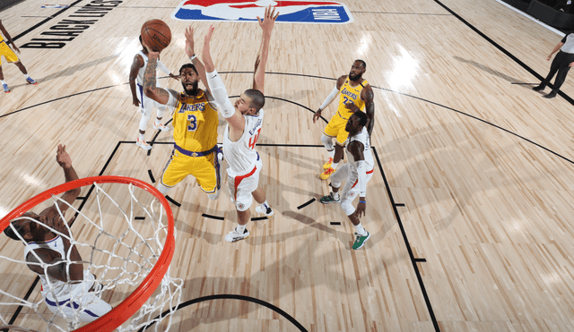 Lakers vs. Clippers por la NBA. (Créditos: AFP)