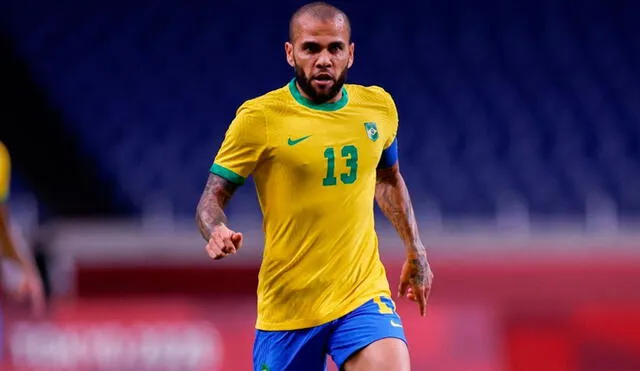 Dani Alves jugó el Mundial Qatar 2022 con Brasil. Foto: EFE