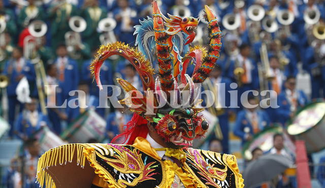 La diablada es una de las danzas más bailadas en este carnaval.