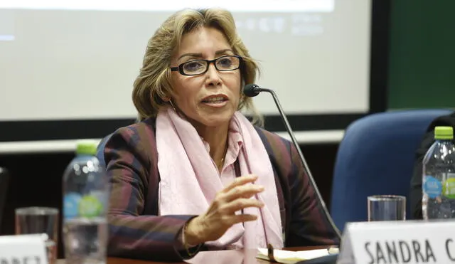 Cuestionamiento. Sandra Castro criticó de manera directa la actuación del fiscal supremo Víctor Rodríguez Monteza.