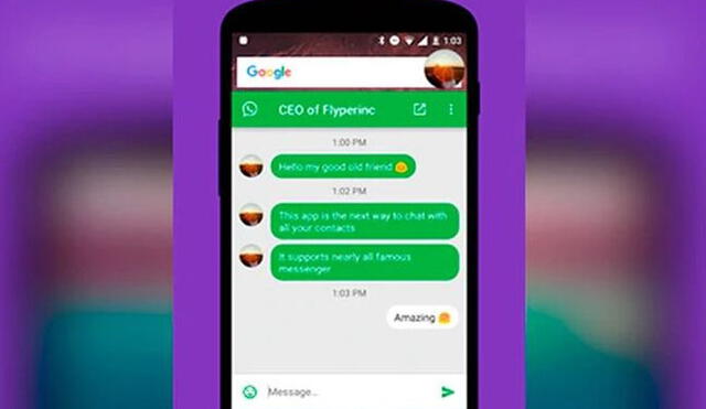 Con la aplicación ‘Flychat’ puedes realizar este truco de WhatsApp.