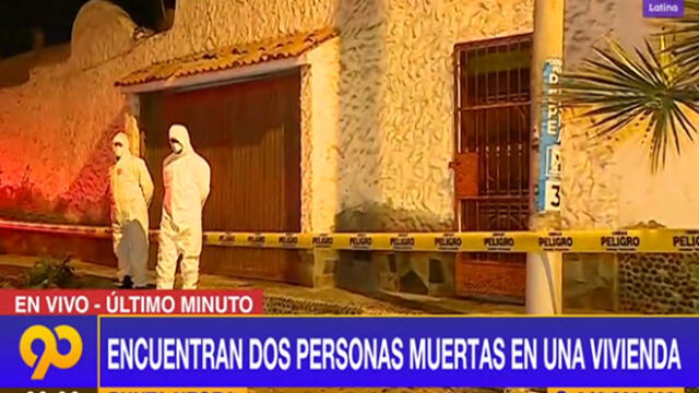 Cadáveres fueron encontrados en habitaciones diferentes, según el hermano del dueños de la casa. (Foto: Captura de video / Latina Noticias)